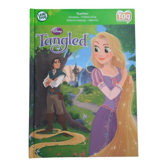 Disney Tangled Tag Book - Green and Purple - Picture 1 of 2